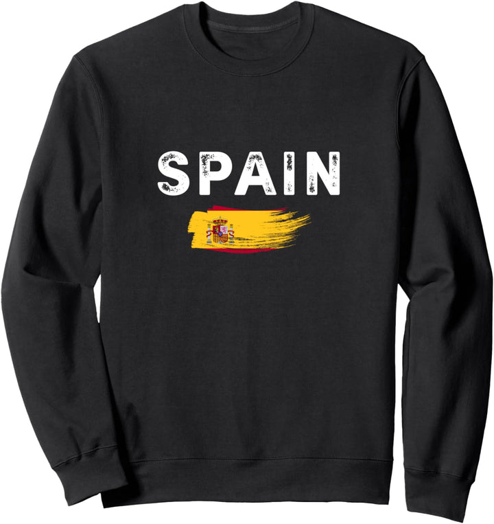 Spain Flag Graphic Tees - Novelty T-Shirts & Cool Designs Sweatshirt