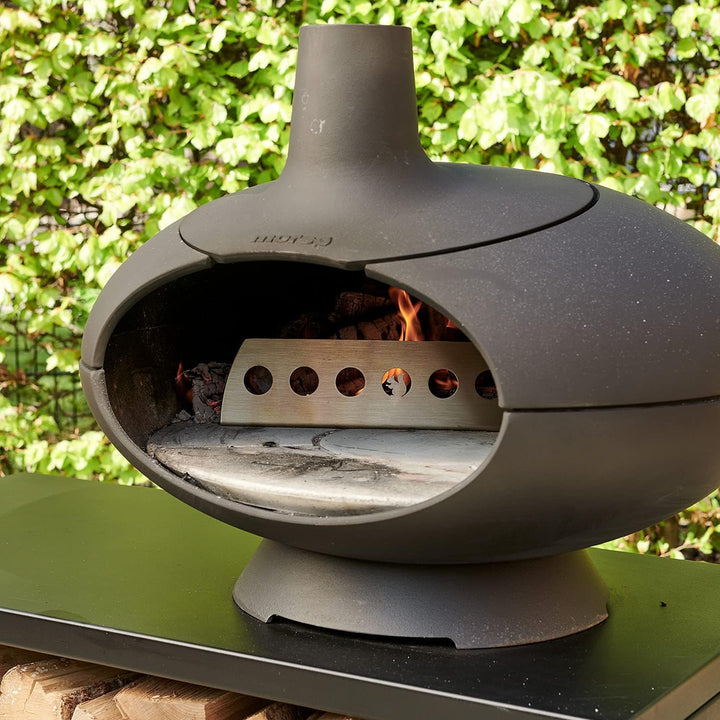 Morsø Fire Divider – Ofen-Unterteilung aus robustem Stahl, Zubehör für Pizzaofen und Forno Outdoor O