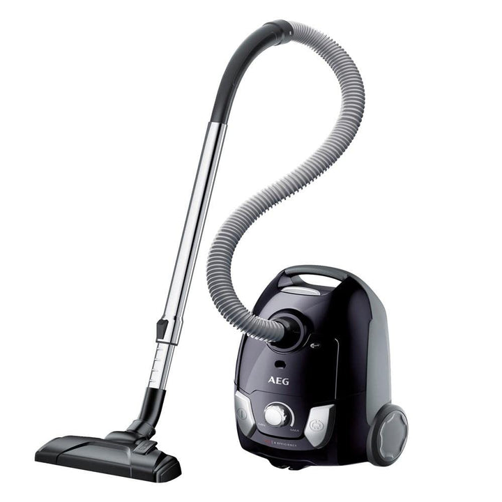 AEG Staubsauger mit Beutel Schwarz Schwarz Single, Schwarz Single