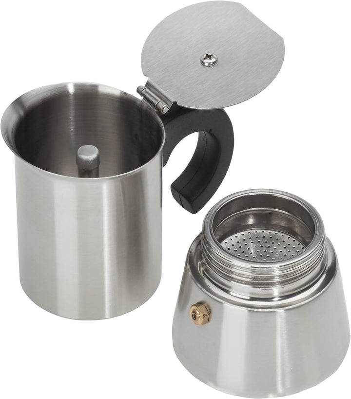 IBILI - Express-Kaffeekocher Indubasic, 2 Tassen, 100 ml, Edelstahl, für Induktionsherde geeignet 2