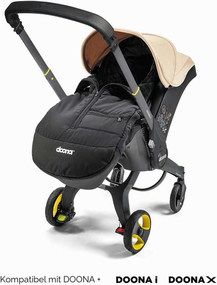 Doona Fusssack - passend für die meisten Autositze, Kinderwagen und Buggys - inkl. gefütterte Decke