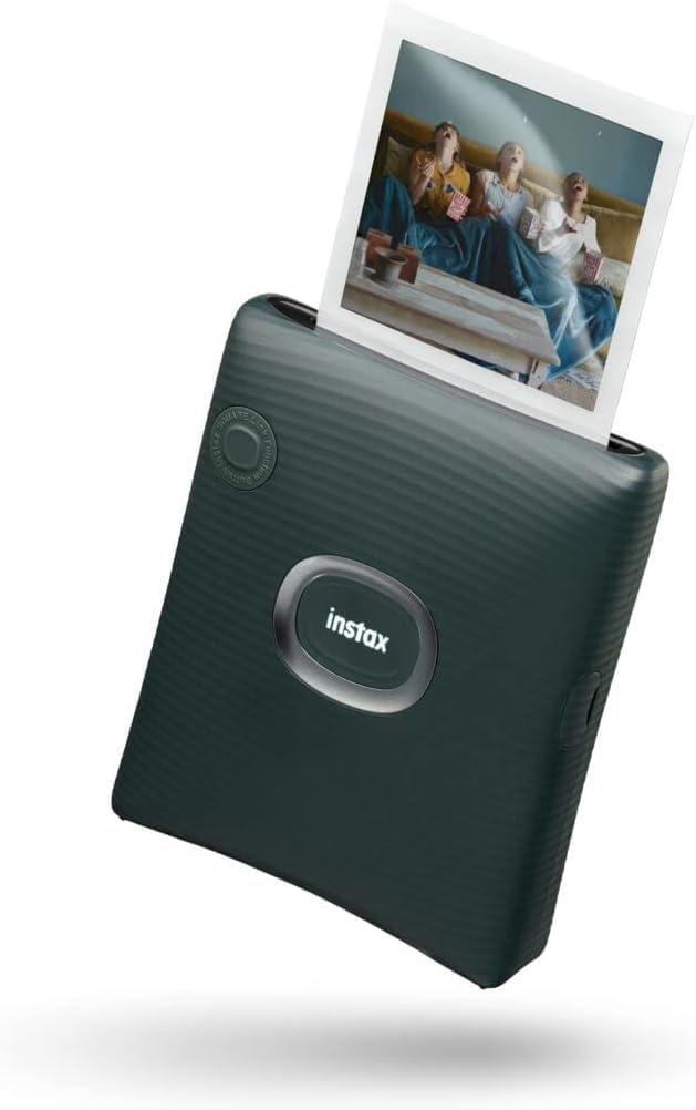 instax Square Link Smartphone Printer, Midnight Green Square LINK Smartphone Printer Case, grau