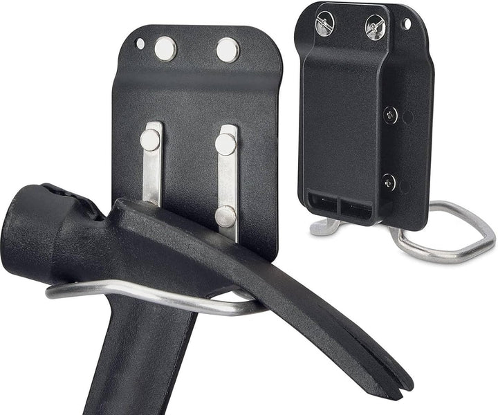 Tragbarer Hammerhalter aus Edelstahl, Werkzeuggürtel für Klauenhammer, Beil, Hammer und Bohrerhalter