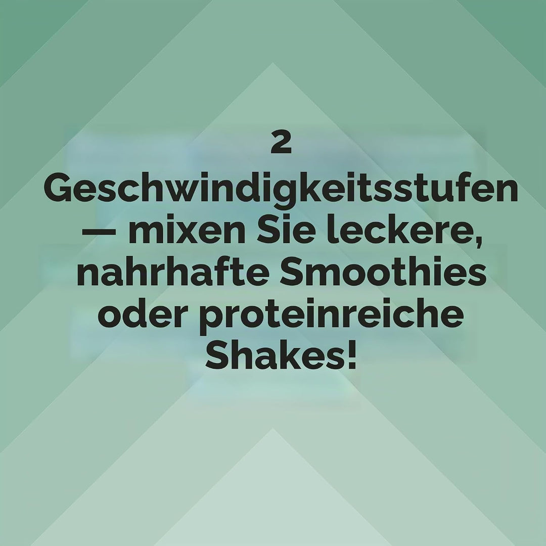 Progress kompakter Smoothie-Mixer, elektrischer Standmixer, ideal für Shakes, Säfte, 2 tragbare Spor