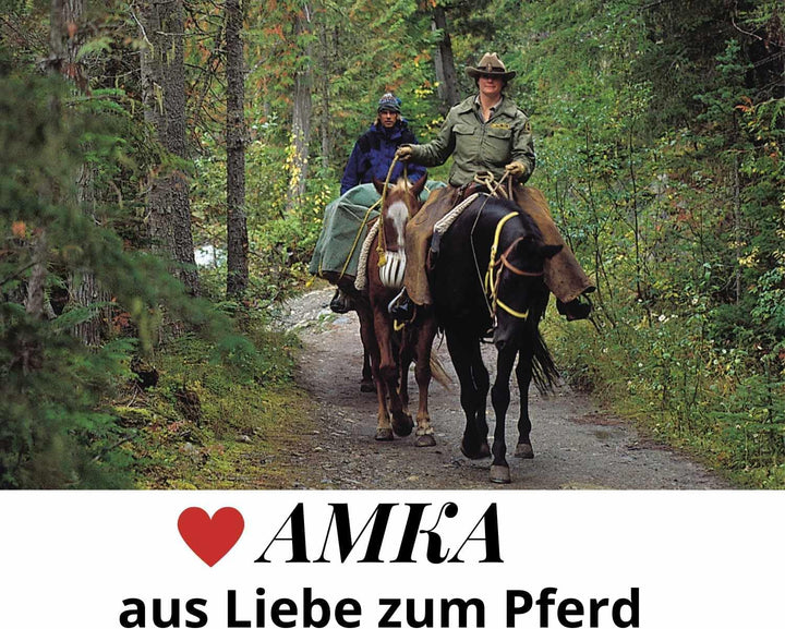 AMKA Satteltasche Packtasche für Pferde mit 4 seitlichen Taschen