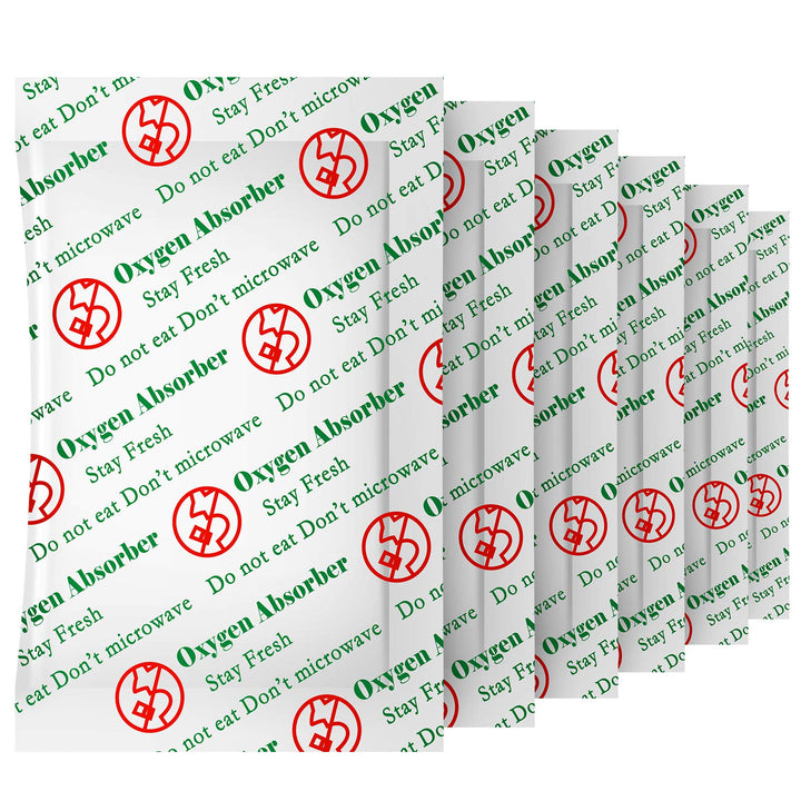 VacYaYa 100CC (100-Pack) Sauerstoffabsorber-Pakete in Lebensmittelqualität für Hausgemachtes Trocken