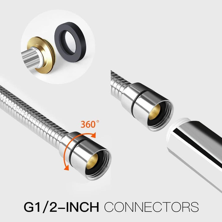 Duschkopf Wassersparend mit Schlauch,Newentor Duschkopf Regendusche mit 6 Strahlarten,Duschbrause Ho