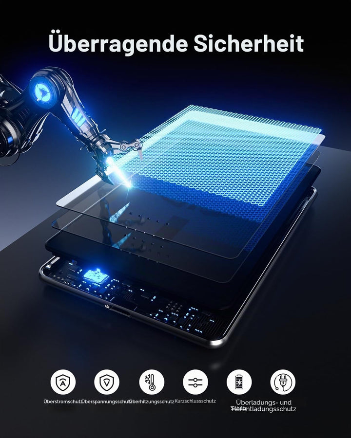Power Bank Ultra Slim,MagSafe PowerBank 5000mAh 6.9mm,PD20W Kleine Powerbank Magnetische Wireless Ex
