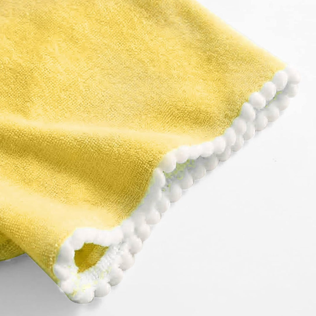 Mädchen Kurzarm Frottee Badeponcho mit Seitentaschen Lila Reissverschluss Surf Poncho, Kapuzen-Badem