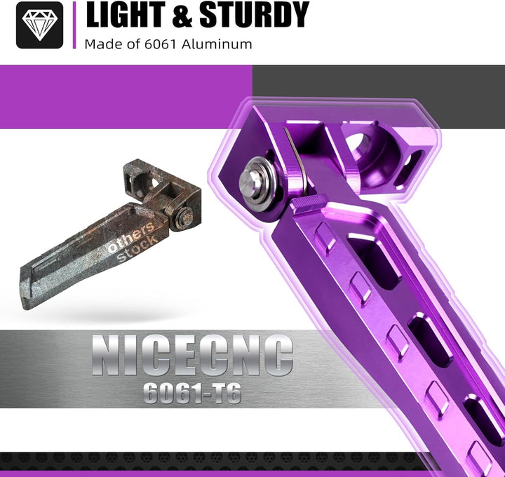 NICECNC Kettenspanner, verstellbar, kompatibel mit Surron Light Bee X/S/ L1E 6061-T6, Aluminium, fal