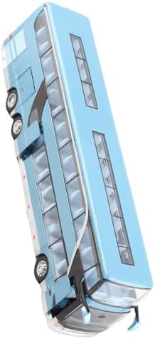 Elektrische 1:50 Legierung Doppeldecker Schulbus Zurückziehen Bus Fahrzeuge Auto Modell Set Spielzeu