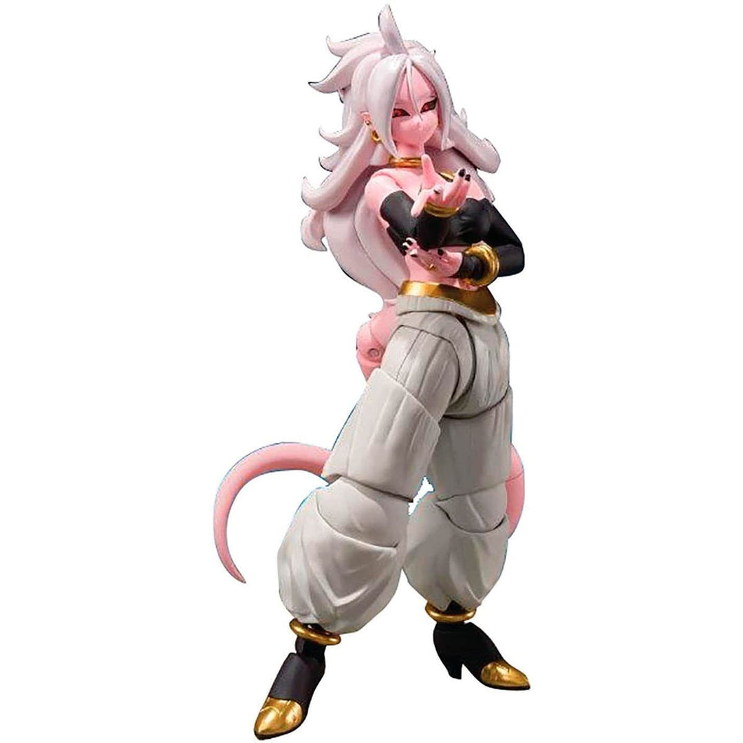 BANDAI -65161 Dragonball Dragon Ball Fighter Z Android 21 SHF, Mehrfarbig, 65161