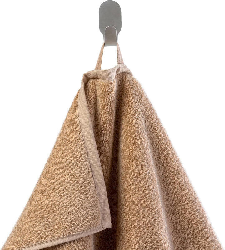 LAODI Premium Handtuch-Geschenkset, 2-teilig (Dusch- & Handtuch), 70 × 140 cm + 50 × 100 cm, 100% Ba