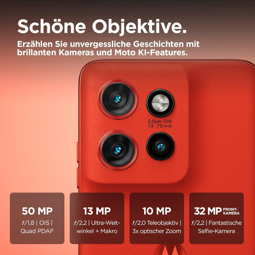 Motorola edge50 neo Smartphone (6,36"-Super-HD-Display, 50-MP-Kamera mit Moto-KI, 12/512 GB, 4310 mA
