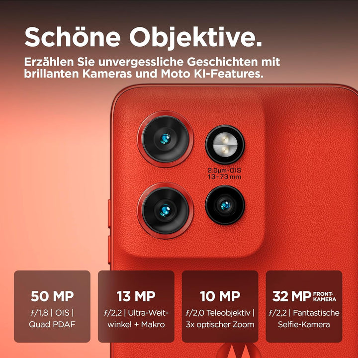 Motorola edge50 neo Smartphone (6,36"-Super-HD-Display, 50-MP-Kamera mit Moto-KI, 12/512 GB, 4310 mA