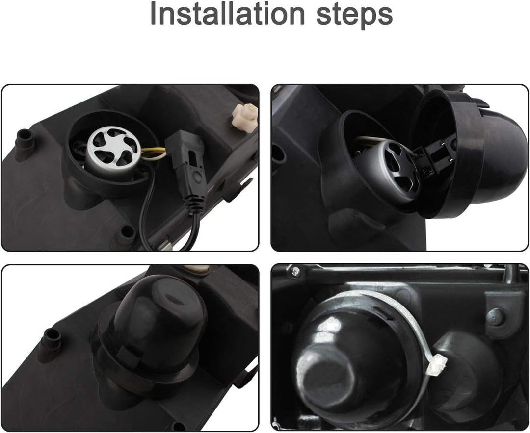 TOMALL 75mm 3 "Gummidichtung Staubdicht Abdeckungen für LED Scheinwerfer Umbausatz, 75mm