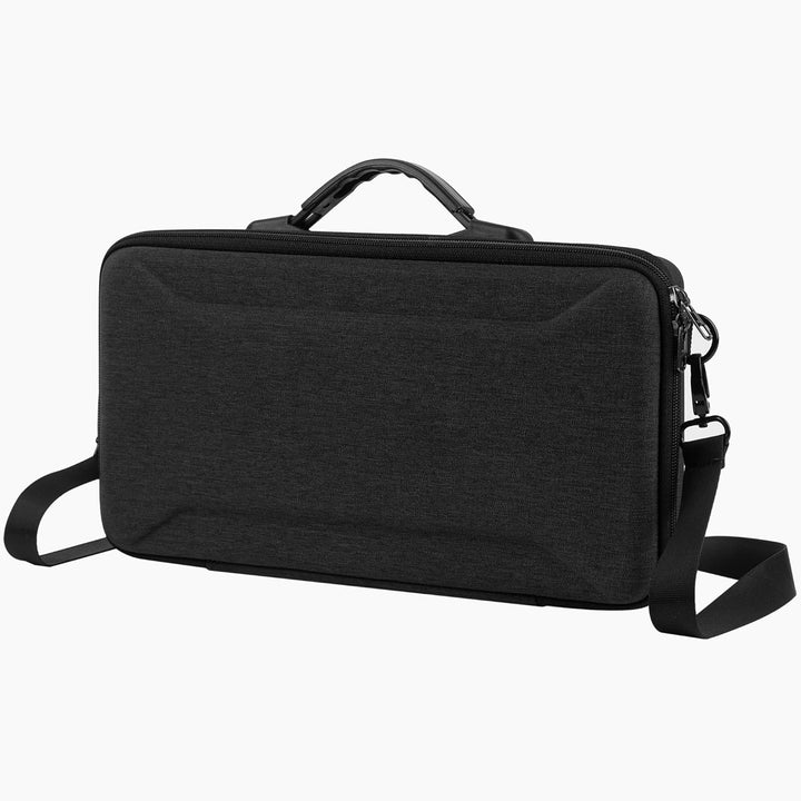 GEEKRIA 65% Tastatur-Tragetasche, Hartschalen-Reisetasche für kompakte 68-Tasten-Tastatur mit Knopf,