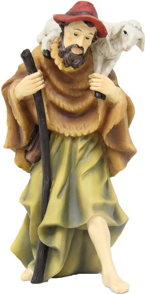 Dekoprojekt Krippenfigur Hirte mit Stab