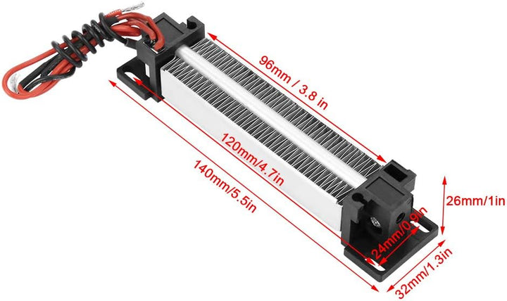 PTC-Heizelement, 250W 220V Isoliertes PTC-Keramik-Luftheizgerät, PTC-Heizung, Elektrisch isolierte K
