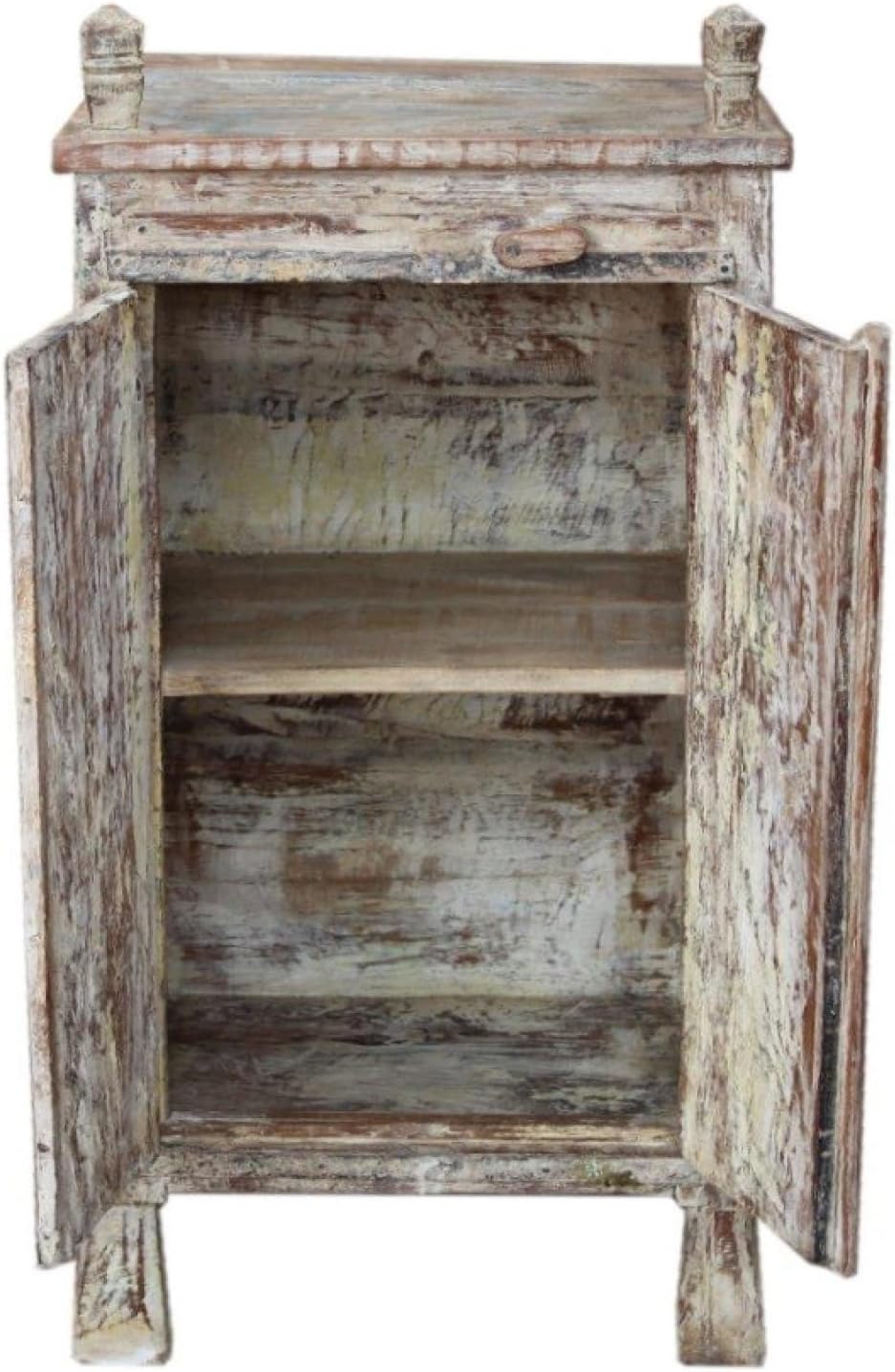 GURU SHOP Vintage Beistellschrank, Kommode, Nachttischschrank, Flurschrank - Modell 103, 95x46x38 cm