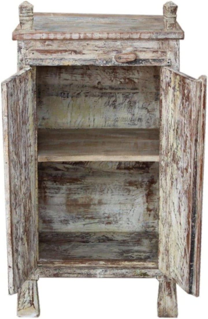 GURU SHOP Vintage Beistellschrank, Kommode, Nachttischschrank, Flurschrank - Modell 103, 95x46x38 cm