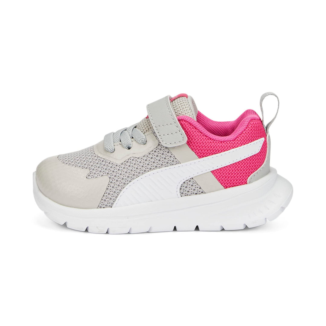 PUMA Unisex Baby Evolve Run Mesh Ac+ Inf Sneaker 21 EU Cool Light Gray Puma White Glowing Pink, 21 E