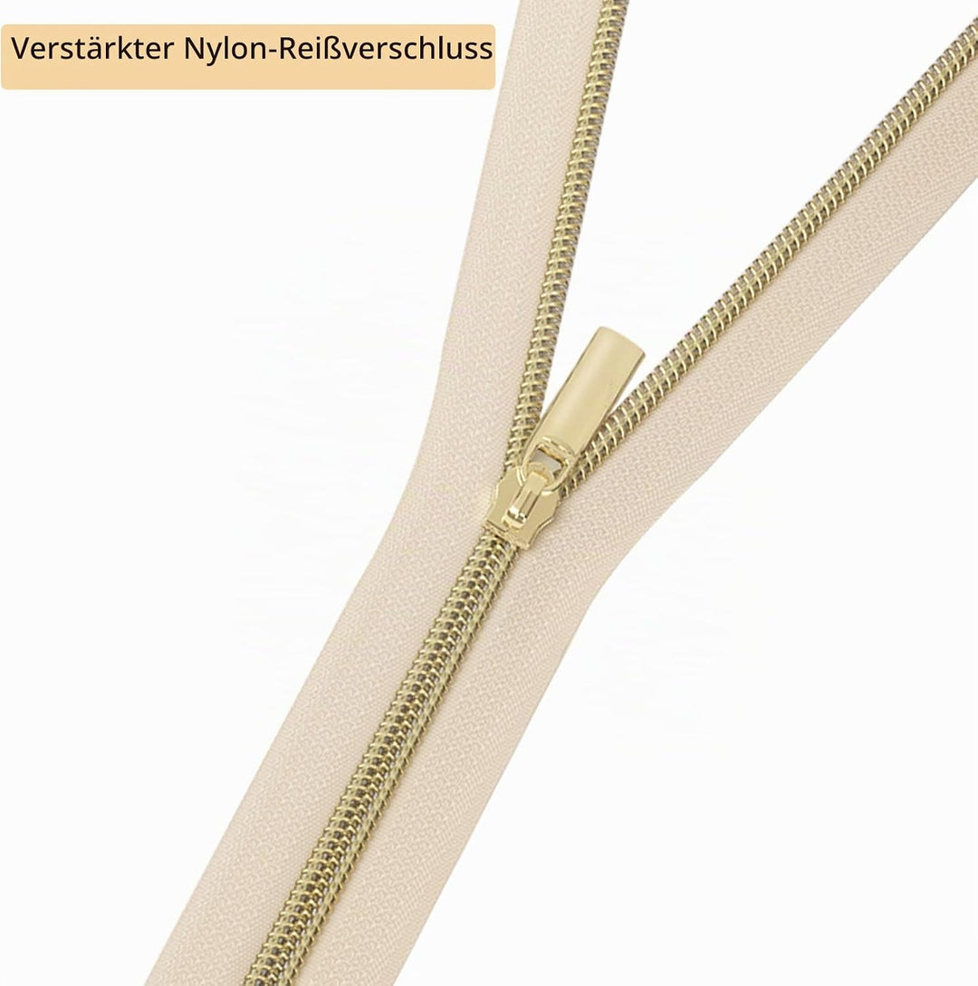 GUBOCA 9 M Reissverschluss,Näh Endlosreissverschluss mit Zipper,mit 30 Stück Reissverschlüsse Zubehö