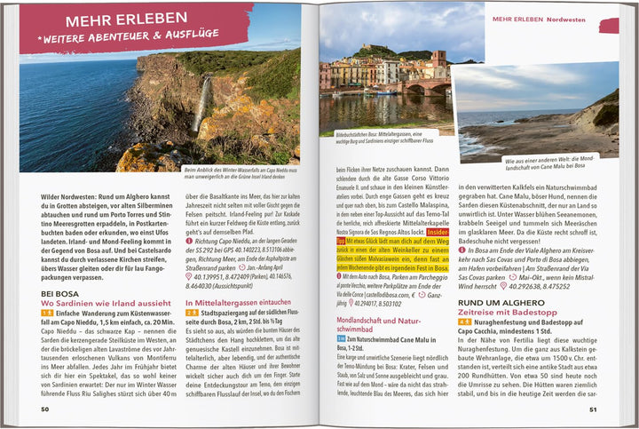 MARCO POLO OUTDOOR GUIDE Reiseführer Sardinien: Mit rund 150 Outdoor-Erlebnissen für alle, die am li