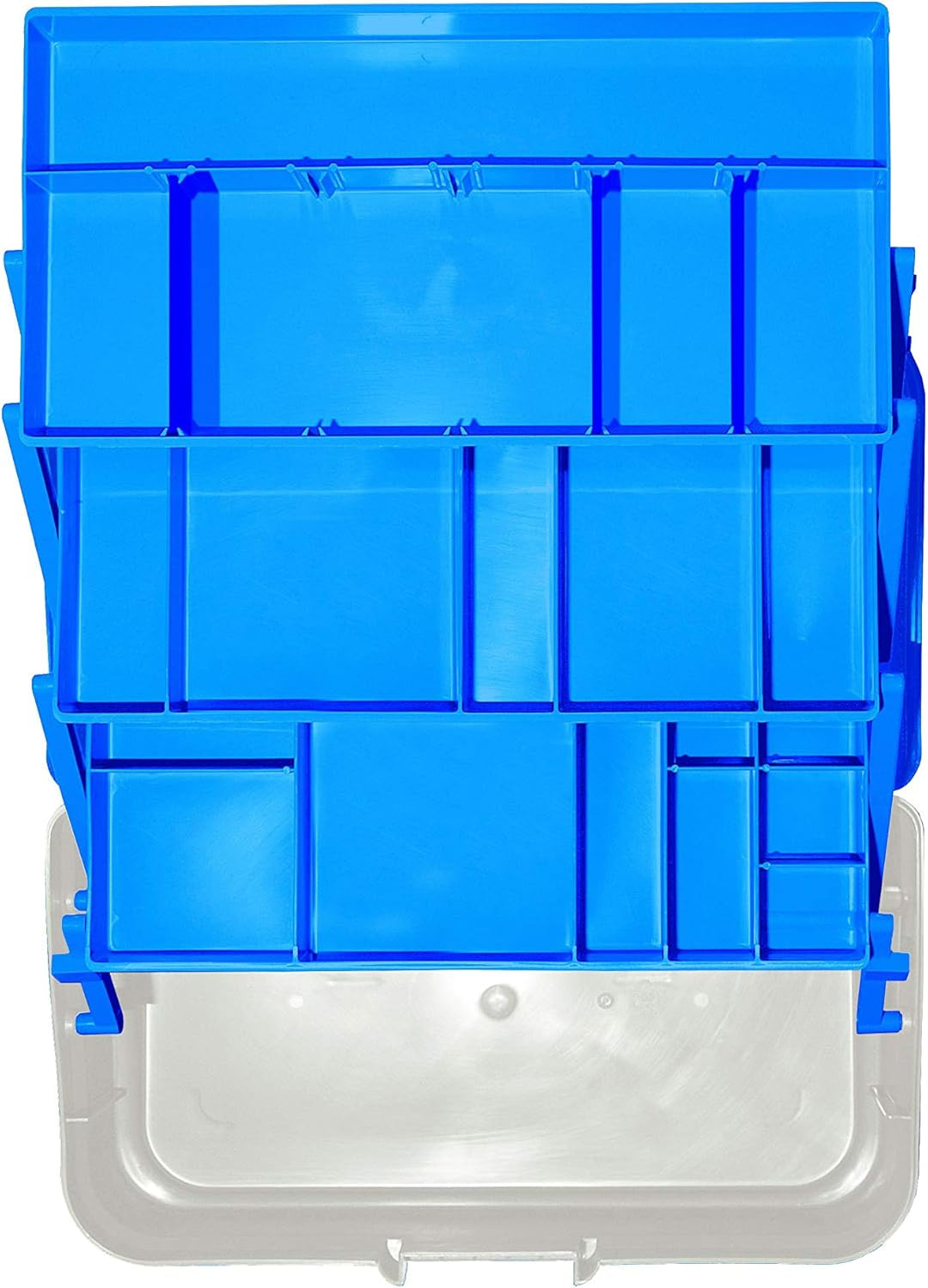 149585, Angelkoffer Unisex für Erwachsene, Weiss/Blau, 37 x 222 x 197 mm