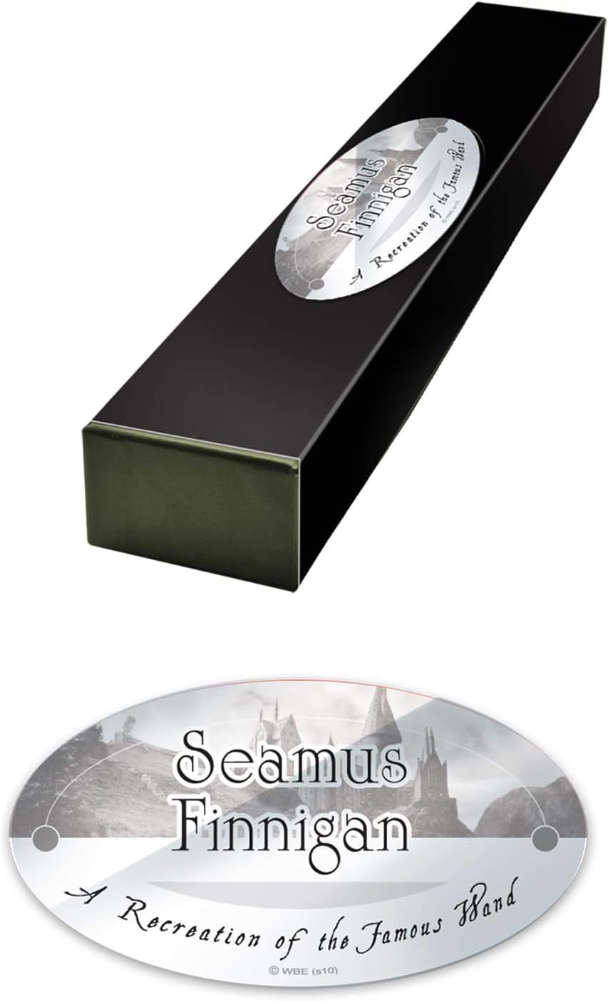 The Noble Collection - Seamus Finnigan Character Wand - 13in (33cm) Wizarding World Wand with Name T