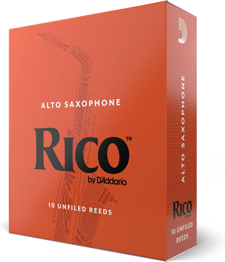 Rico by D'Addario Saxophon Blätter | Hochpräzise gefertigt | Alt Saxophon Blätter 3,5 Stärke | 10er-