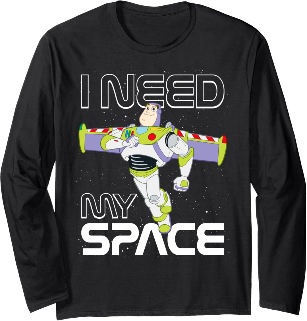Disney Pixar Toy Story Buzz Need Space Langarmshirt