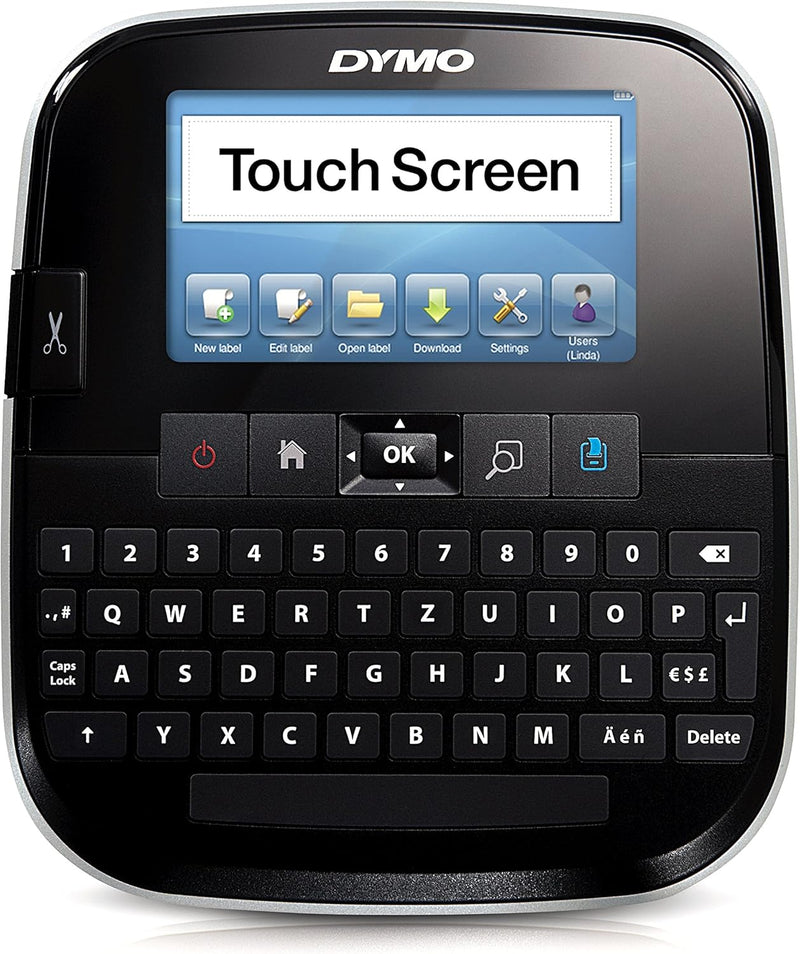 DYMO LabelManager 500TS Touchscreen Beschriftungsgerät | Etikettiergerät mit QWERTZ-Tastatur | für D