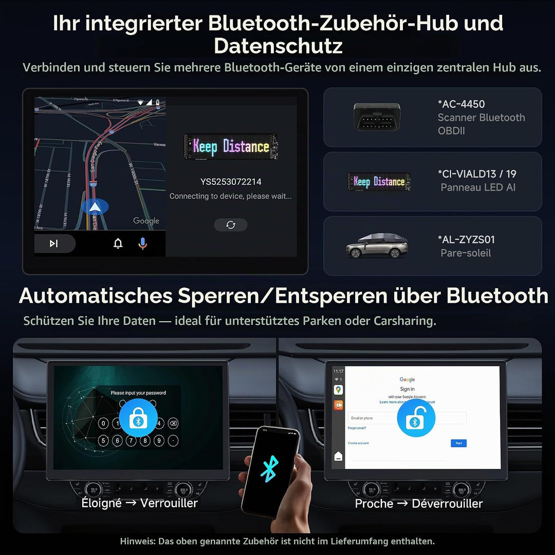 Carplay Wireless Adapter AI Box Android für Radios CP/AA, CarPlay &amp; Android Auto Wireless Adapter US