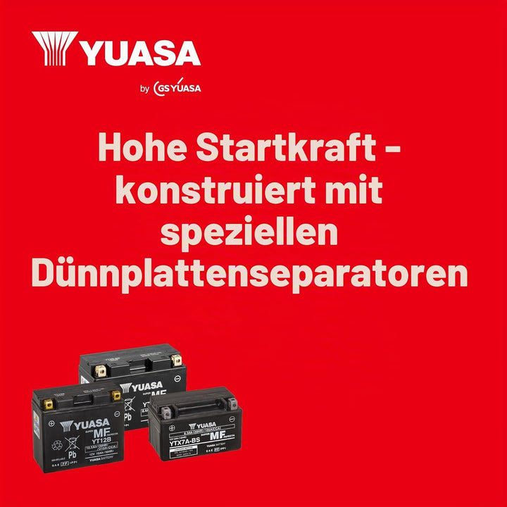 Yuasa YTX20HL-BS (WC) Hochleistungsbatterie, wartungsfrei