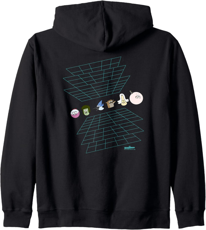 Regular Show Regular Grid Kapuzenjacke