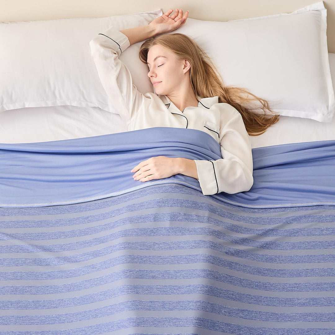 EMME Kühldecke Kühlende Decke, Arc-Chill Q-Max>0,5, 274 x228 cm, 2 in 1 Doppelseitige Dünne Sommerde