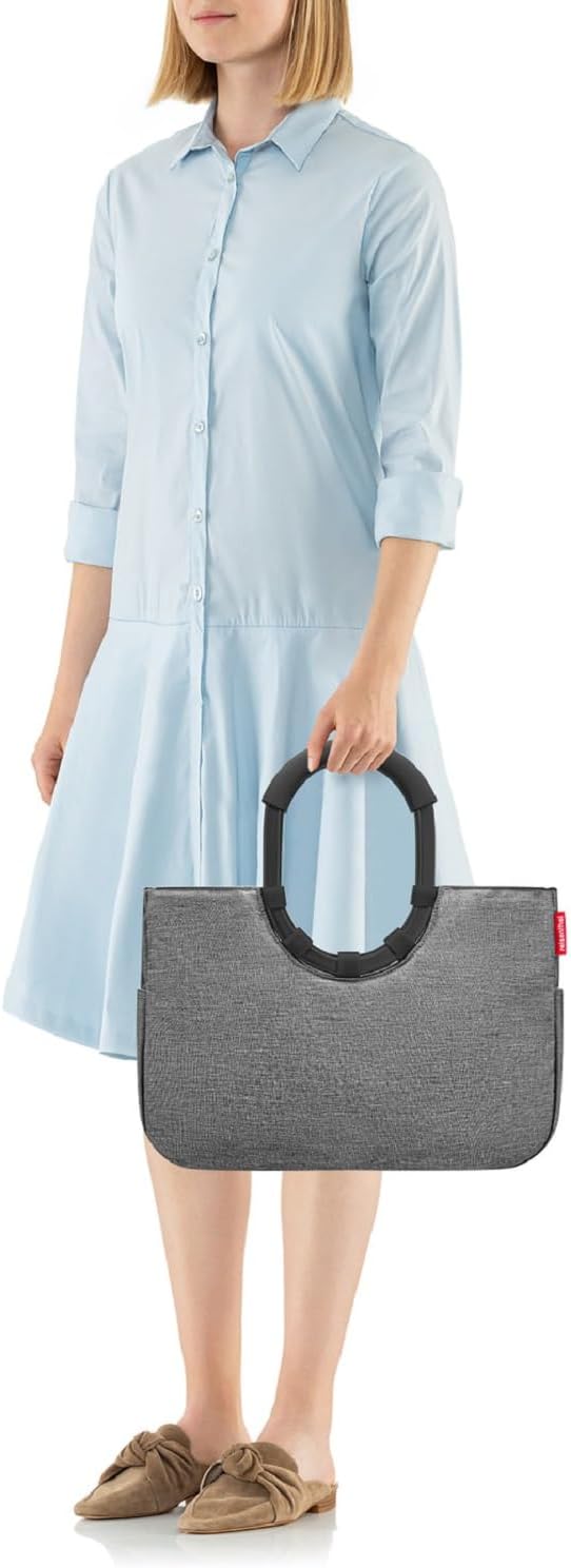 reisenthel loopshopper M – Stabile Tasche mit praktischen Fächern aus recycelten PET-Flaschen – Eleg