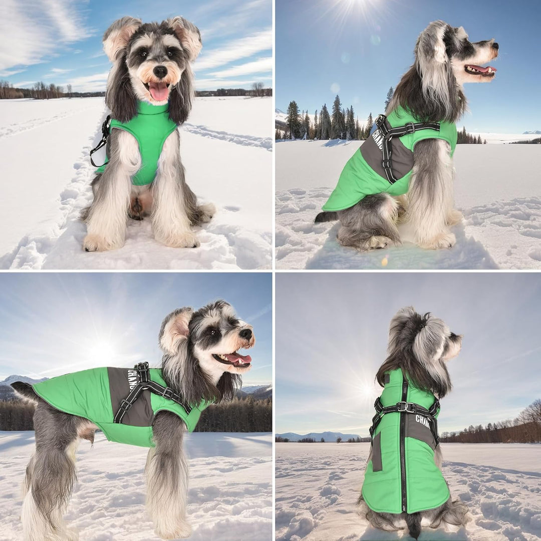 Hundemantel Winter Hundejacke Hundegeschirr Mantel Welpenmantel Jacke Weste Kleidung Kleines Hundege