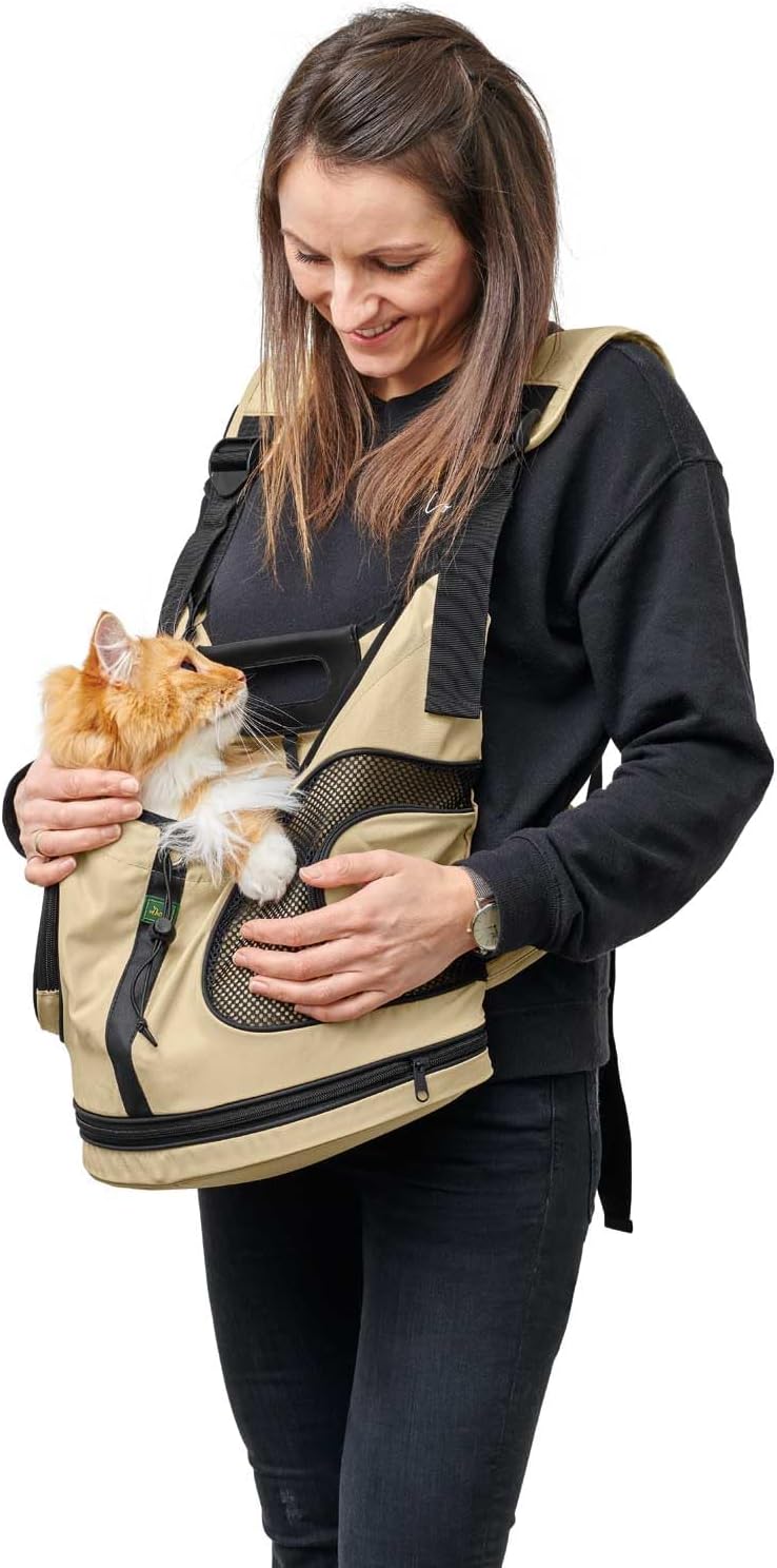 HUNTER KANGAROO Rucksack/Tragetasche, Hundetragetasche, Bauchtasche, kleine Hunde, Welpen 30 x 20 x