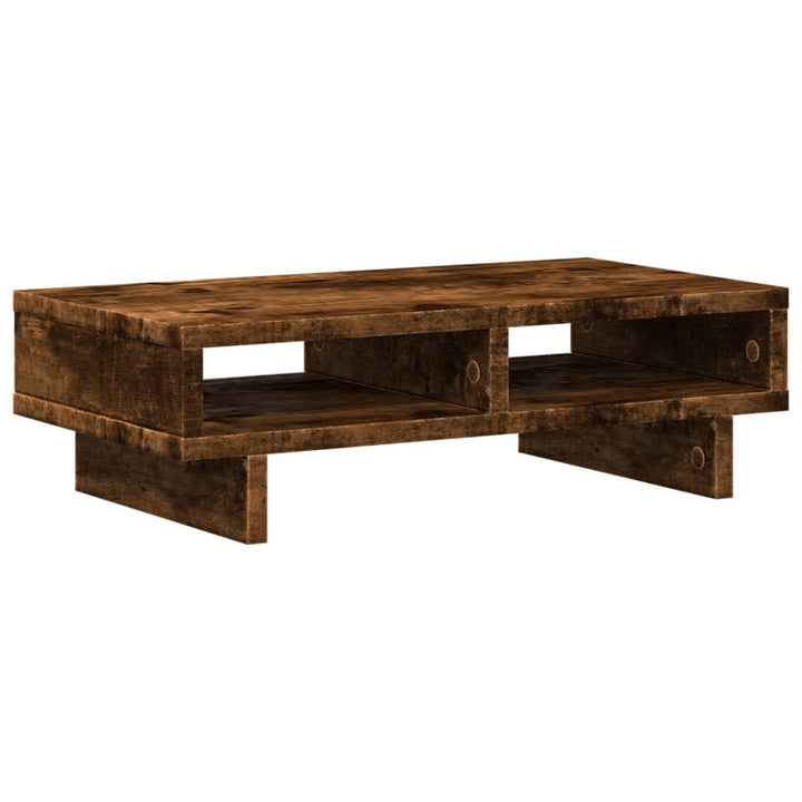 vidaXL Monitorständer Räuchereiche 50x27x15 cm Holzwerkstoff Räuchereiche 50 x 27 x 15 cm, Räucherei