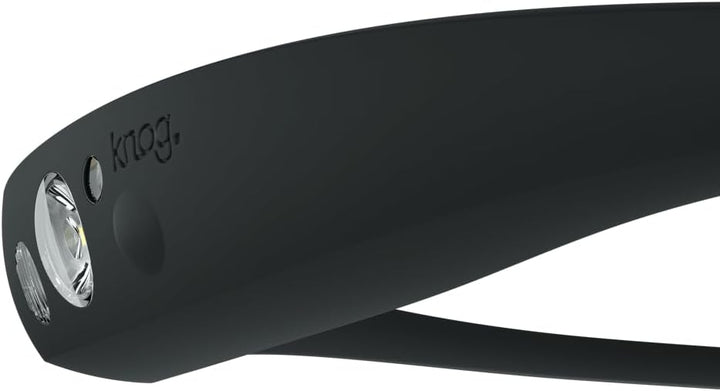 Knog Unisex – Erwachsene Quokka 150 Stirnlampe Einheitsgrösse Schwarz, Einheitsgröße Schwa