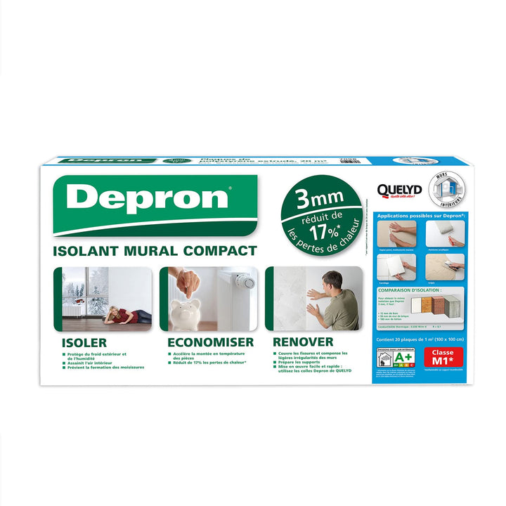 Depron Isolierung Quelly Depron Platten Format G3 – Dicke 3 mm – 20 Platten à 1 m² – Platten Depron