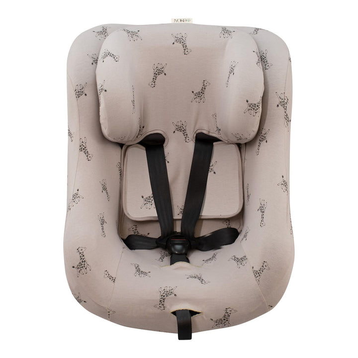 JYOKO Kids Bezug kompatibel mit Joie Spin 360, Nuna Rebl, aus Baumwolle (Giraffe), Bezug für Joie Sp