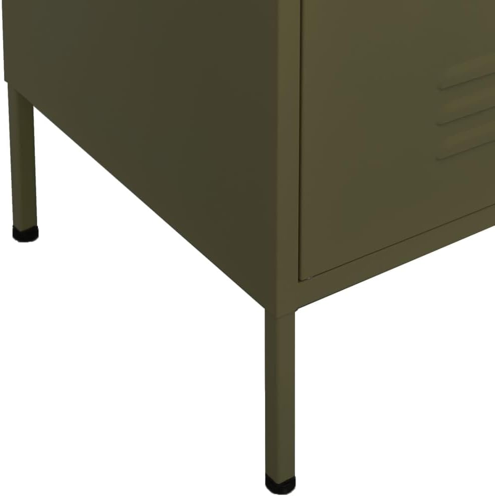 Aufbewahrungsschrank aus Metall mit 2 Schubladen, Aktenschrank mit 2 Türen und Regalen, 80x35x102cm