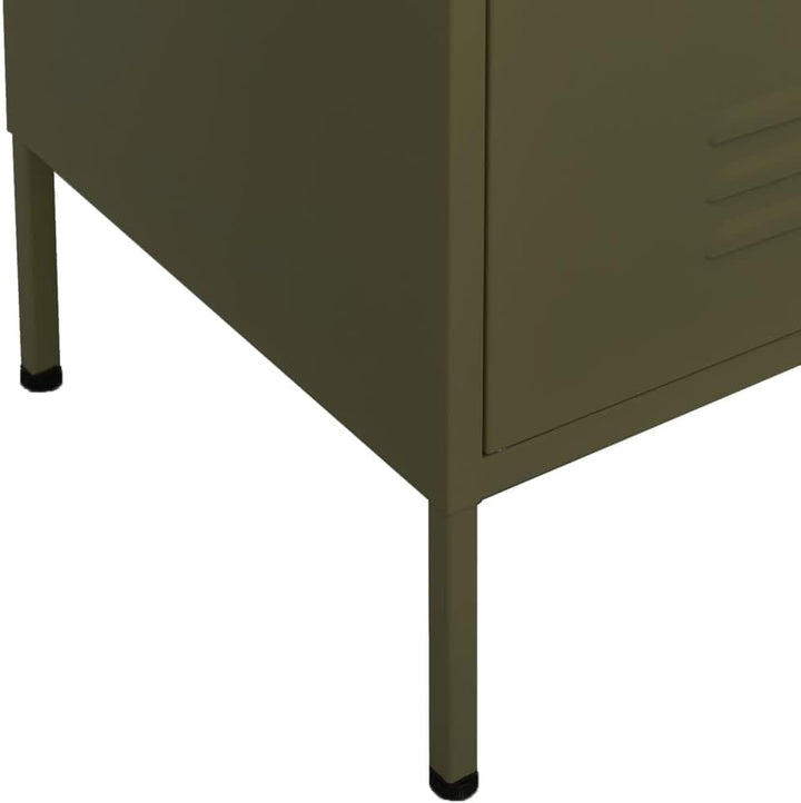 Aufbewahrungsschrank aus Metall mit 2 Schubladen, Aktenschrank mit 2 Türen und Regalen, 80x35x102cm