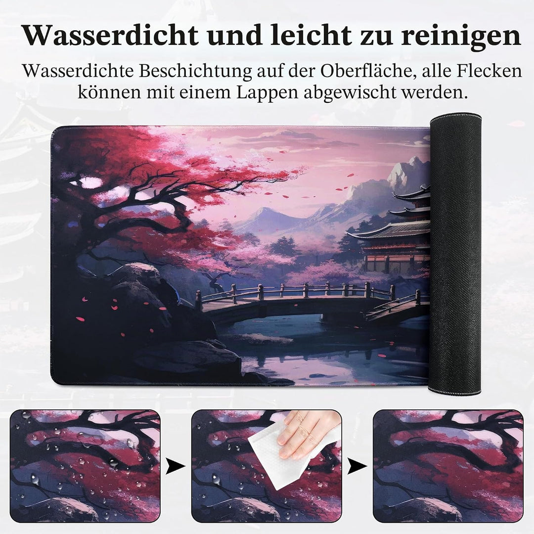 XXL Gaming Mauspad - 1200 x 400mm Mousepad - Schunterlage Large Size - verbessert Präzision und Gesc