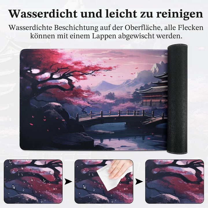 XXL Gaming Mauspad - 1200 x 400mm Mousepad - Schunterlage Large Size - verbessert Präzision und Gesc