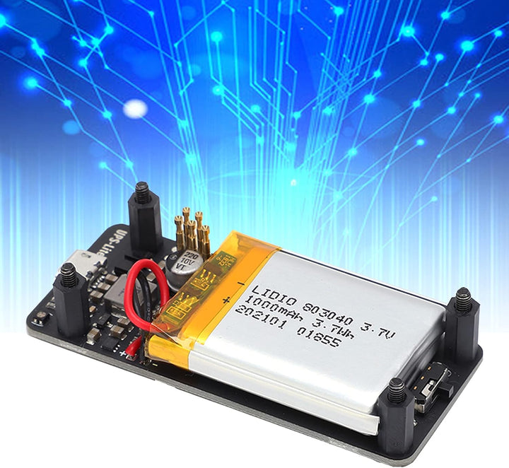 UPS Lite V1.2 Stromversorgungsplatine für Zero, USV-Ladegerät USV-Stromversorgungsplatine mit Batter