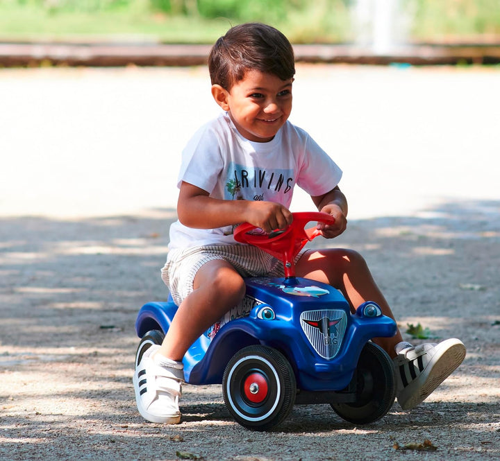 BIG-Bobby-Car Classic Ocean - Kinderfahrzeug mit Aufklebern in Ozean Design, für Jungen und Mädchen,